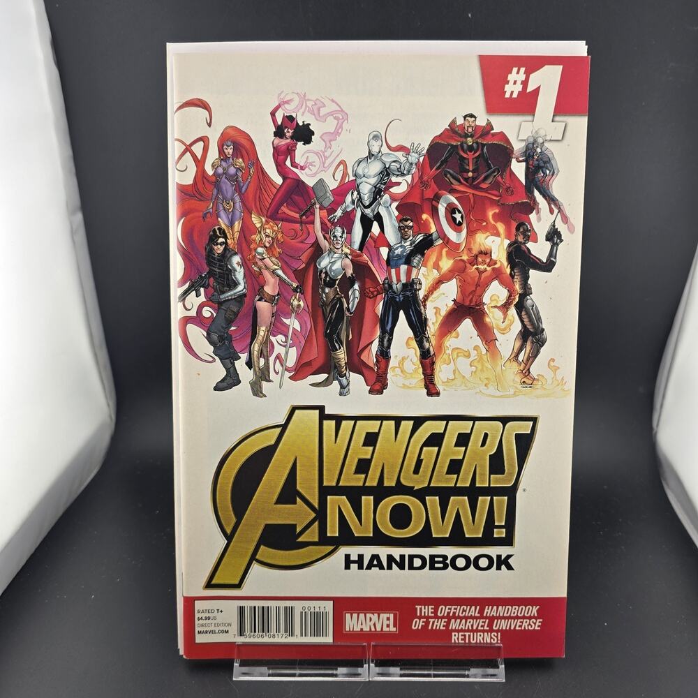 Avengers Now Handbook 1 NM+ 9.8 Opt Marvel Comics 2014 Pichelli Cover Art